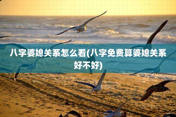 八字婆媳关系怎么看(八字免费算婆媳关系好不好)