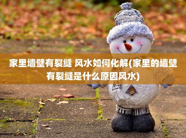 家里墙壁有裂缝 风水如何化解(家里的墙壁有裂缝是什么原因风水)