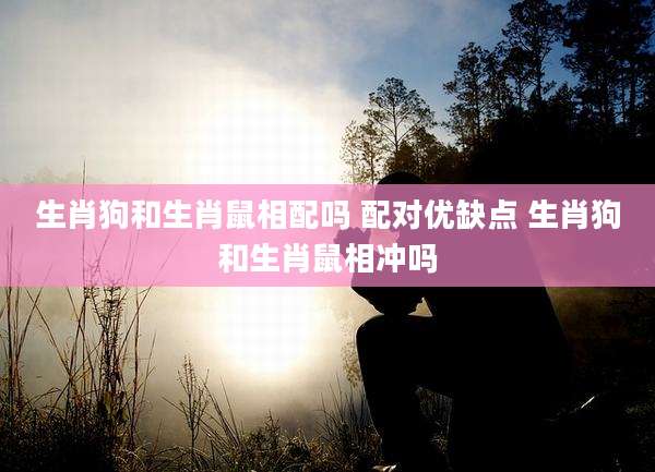 生肖狗和生肖鼠相配吗 配对优缺点 生肖狗和生肖鼠相冲吗