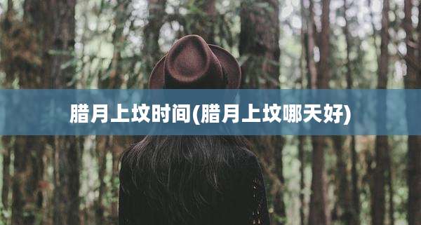 腊月上坟时间(腊月上坟哪天好)