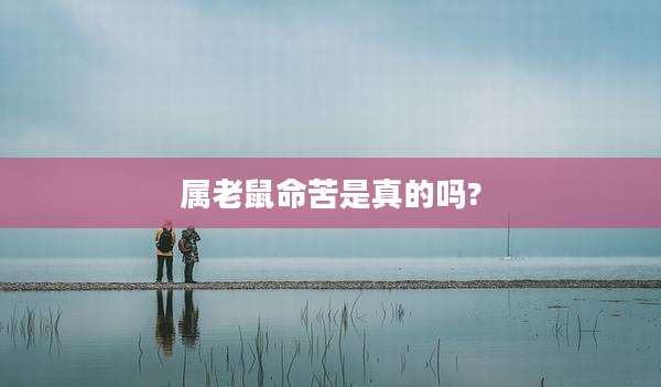 属老鼠命苦是真的吗?