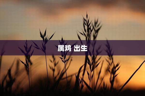 属鸡 出生