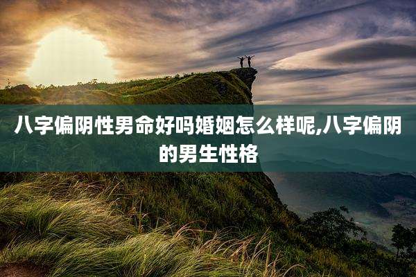 八字偏阴性男命好吗婚姻怎么样呢,八字偏阴的男生性格