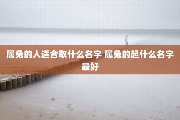 属兔的人适合取什么名字 属兔的起什么名字最好