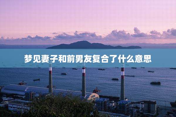 梦见妻子和前男友复合了什么意思