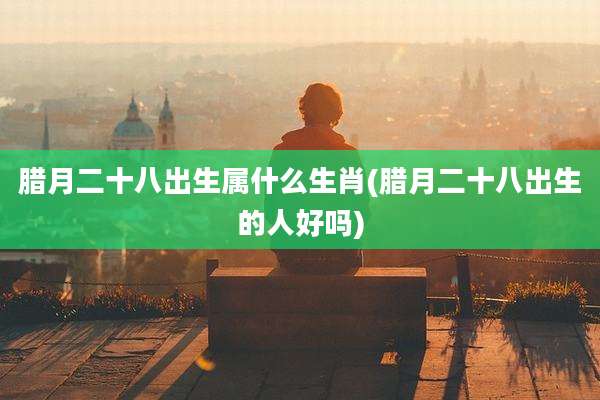 腊月二十八出生属什么生肖(腊月二十八出生的人好吗)