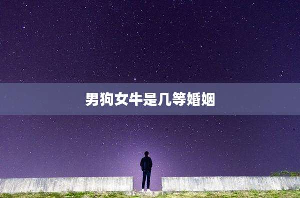 男狗女牛是几等婚姻
