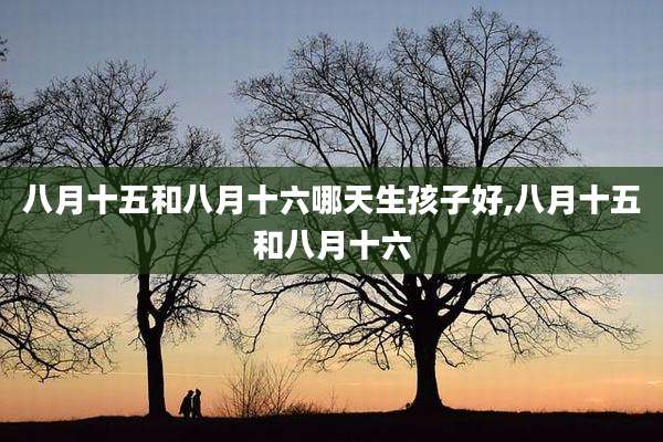 八月十五和八月十六哪天生孩子好,八月十五和八月十六