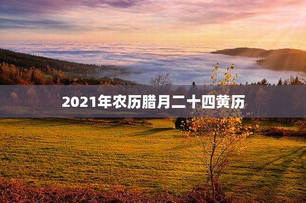 2021年农历腊月二十四黄历
