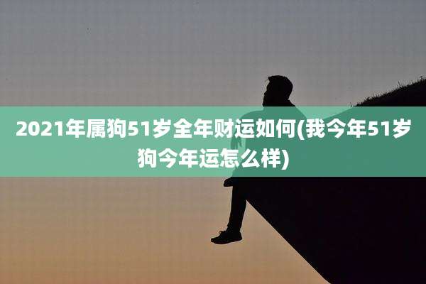 2021年属狗51岁全年财运如何(我今年51岁狗今年运怎么样)