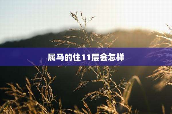 属马的住11层会怎样