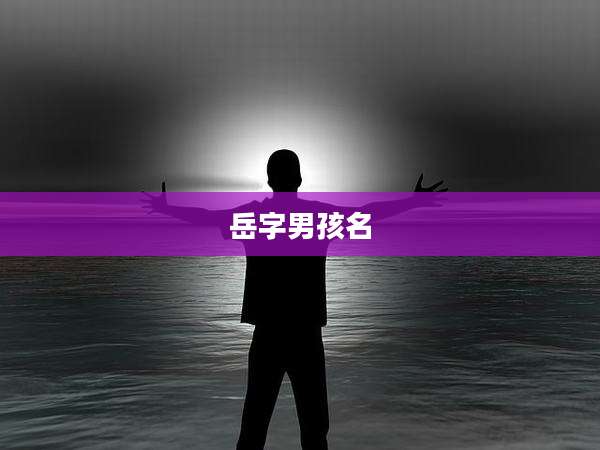 岳字男孩名