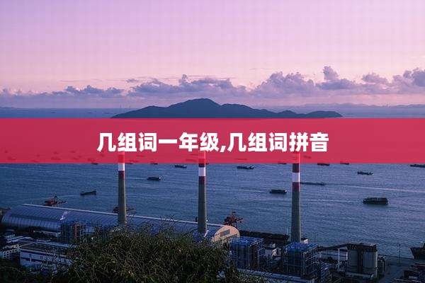 几组词一年级,几组词拼音