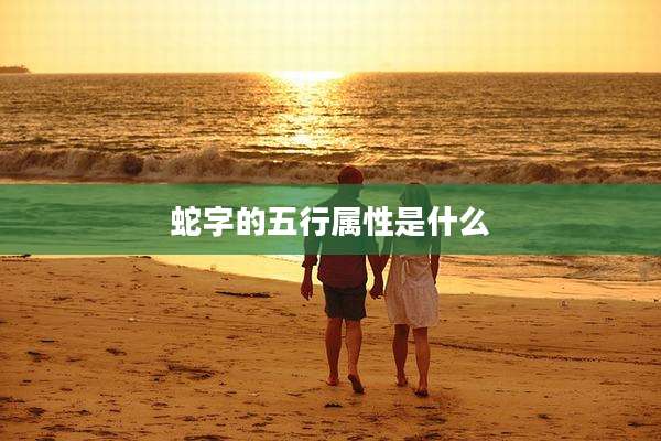 蛇字的五行属性是什么