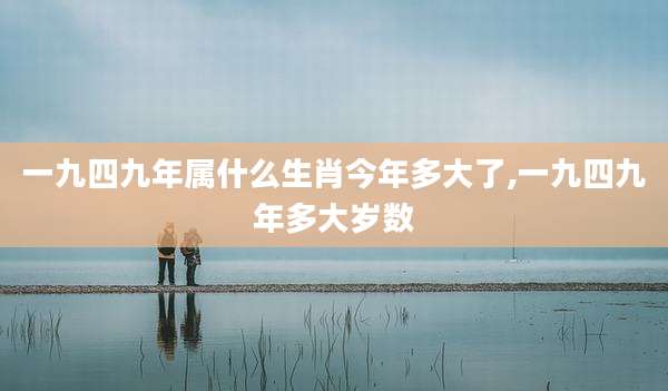 一九四九年属什么生肖今年多大了,一九四九年多大岁数