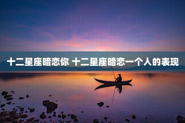 十二星座暗恋你 十二星座暗恋一个人的表现