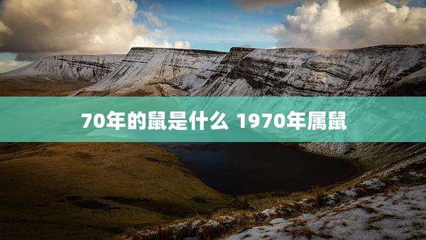 70年的鼠是什么 1970年属鼠