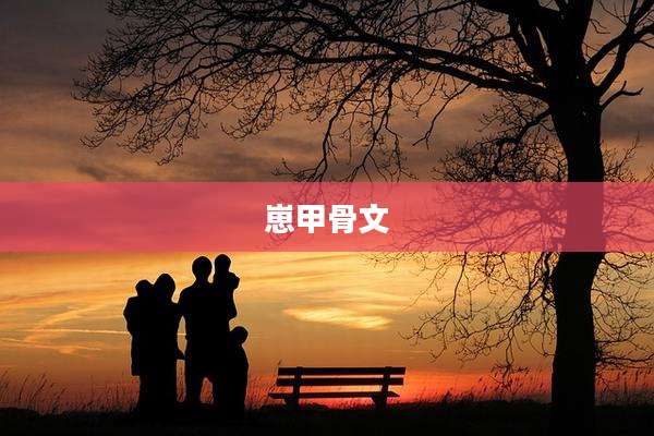 崽甲骨文