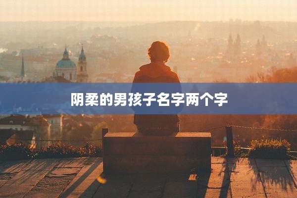 阴柔的男孩子名字两个字