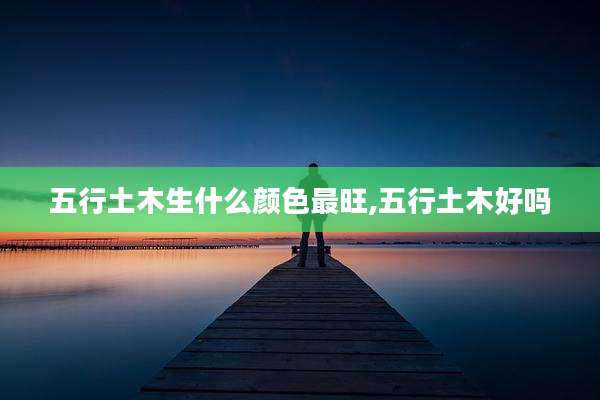 五行土木生什么颜色最旺,五行土木好吗