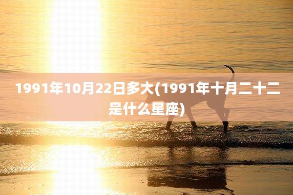 1991年10月22日多大(1991年十月二十二是什么星座)