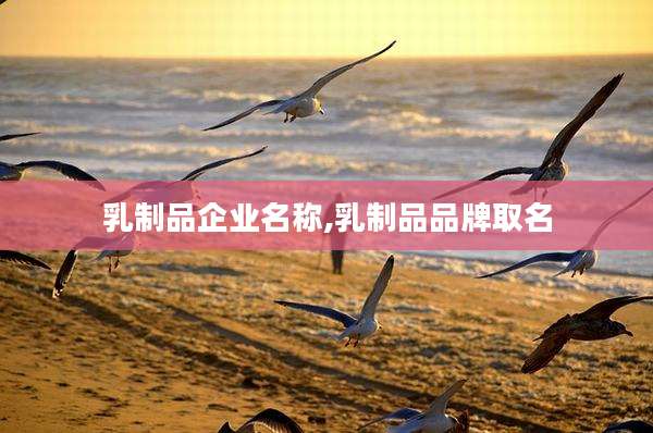 乳制品企业名称,乳制品品牌取名