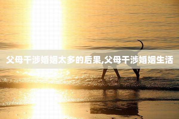 父母干涉婚姻太多的后果,父母干涉婚姻生活
