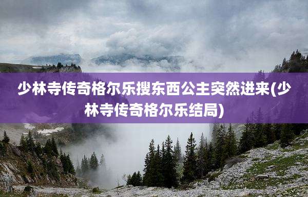 少林寺传奇格尔乐搜东西公主突然进来(少林寺传奇格尔乐结局)