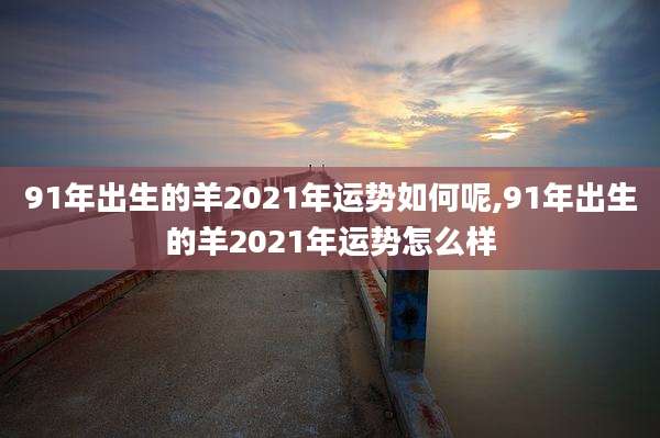 91年出生的羊2021年运势如何呢,91年出生的羊2021年运势怎么样