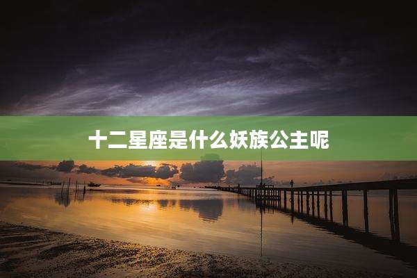十二星座是什么妖族公主呢
