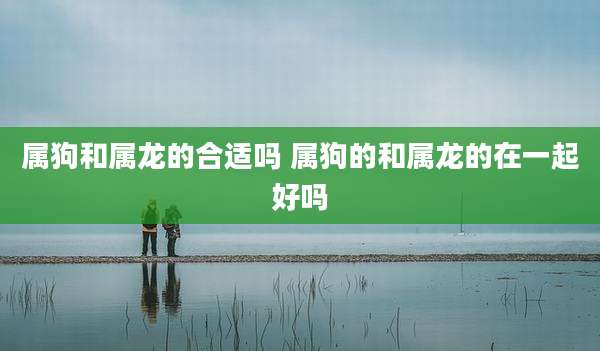 属狗和属龙的合适吗 属狗的和属龙的在一起好吗