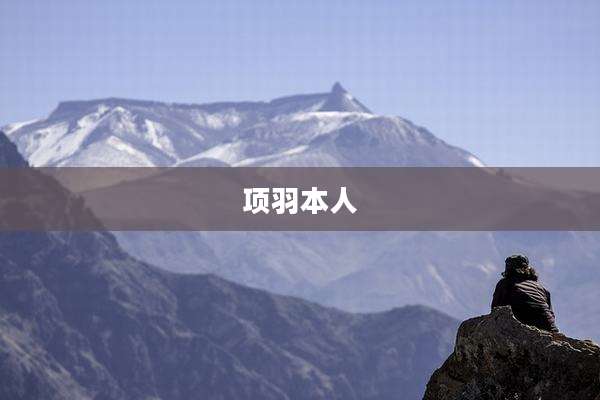 项羽本人