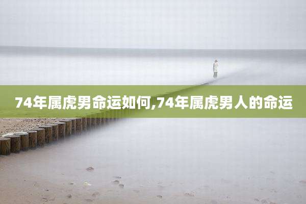 74年属虎男命运如何,74年属虎男人的命运