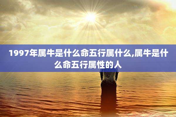 1997年属牛是什么命五行属什么,属牛是什么命五行属性的人