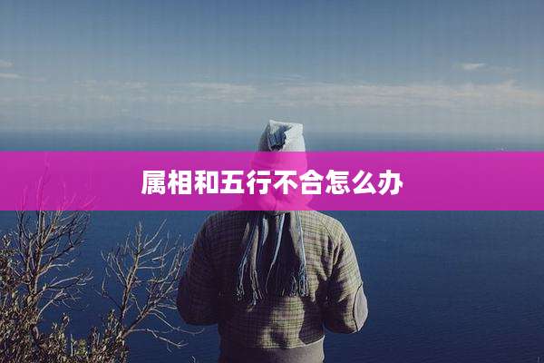 属相和五行不合怎么办