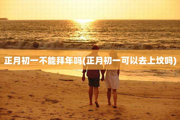 正月初一不能拜年吗(正月初一可以去上坟吗)