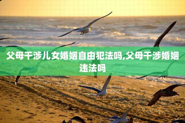 父母干涉儿女婚姻自由犯法吗,父母干涉婚姻违法吗
