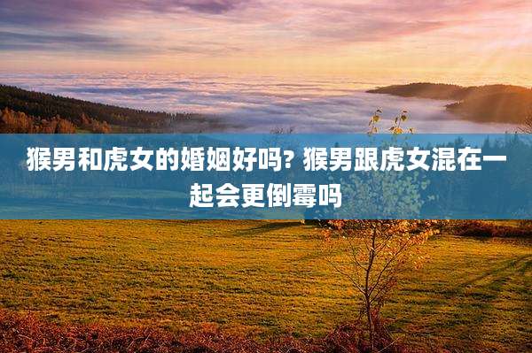 猴男和虎女的婚姻好吗? 猴男跟虎女混在一起会更倒霉吗