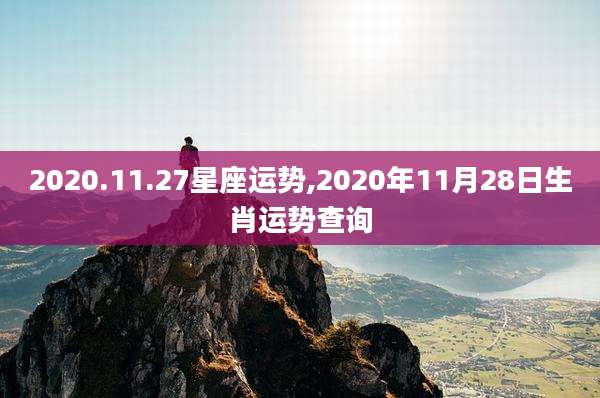 2020.11.27星座运势,2020年11月28日生肖运势查询