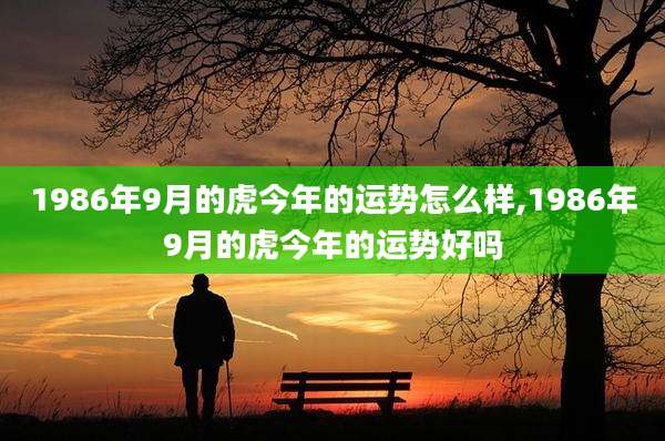 1986年9月的虎今年的运势怎么样,1986年9月的虎今年的运势好吗