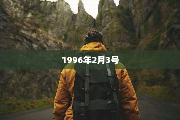 1996年2月3号