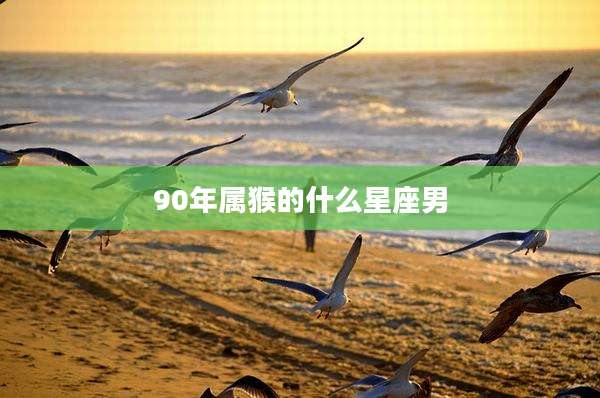 90年属猴的什么星座男