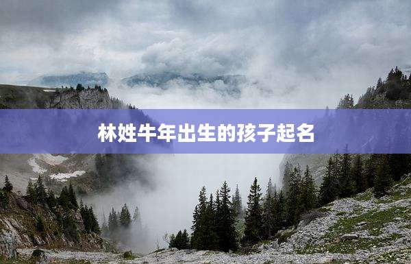 林姓牛年出生的孩子起名