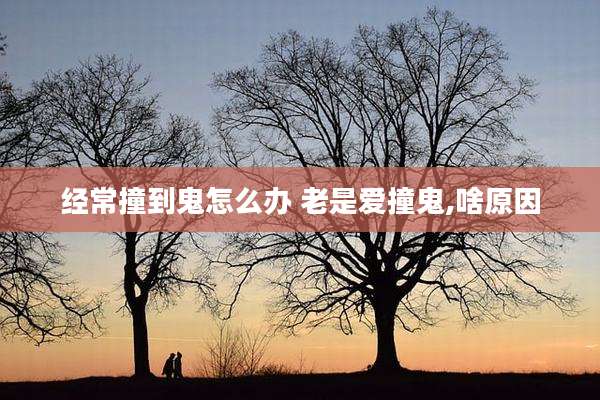 经常撞到鬼怎么办 老是爱撞鬼,啥原因