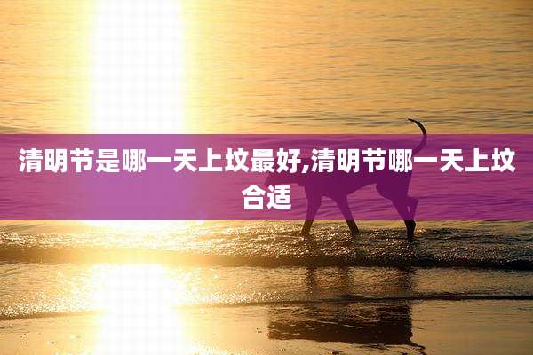 清明节是哪一天上坟最好,清明节哪一天上坟合适