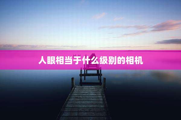 人眼相当于什么级别的相机