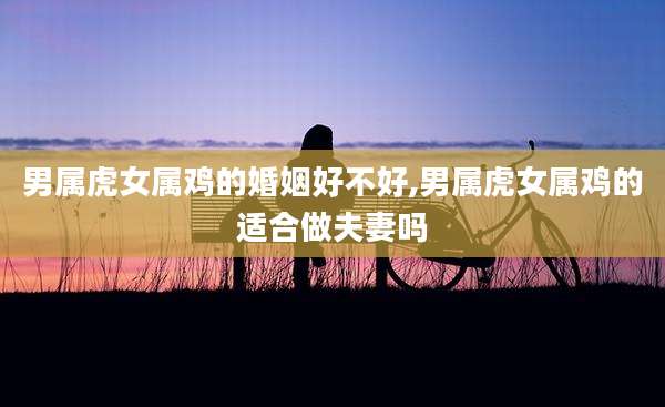 男属虎女属鸡的婚姻好不好,男属虎女属鸡的适合做夫妻吗