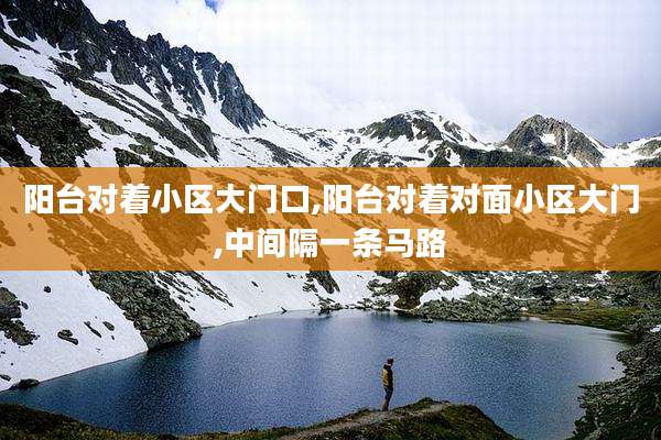 阳台对着小区大门口,阳台对着对面小区大门,中间隔一条马路