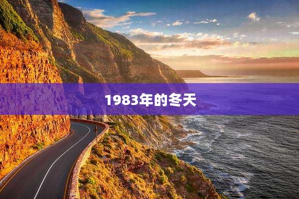 1983年的冬天