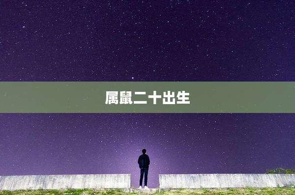 属鼠二十出生